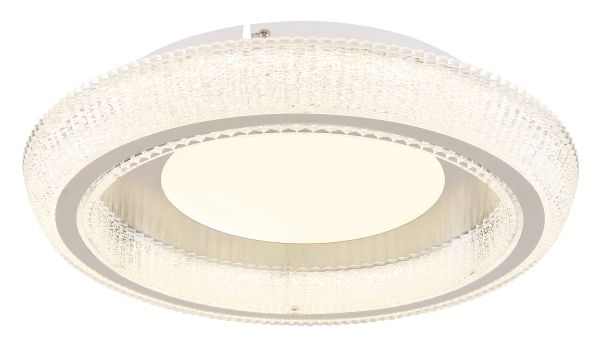 DECKENLEUCHTE METALL WEIß, 1XLED