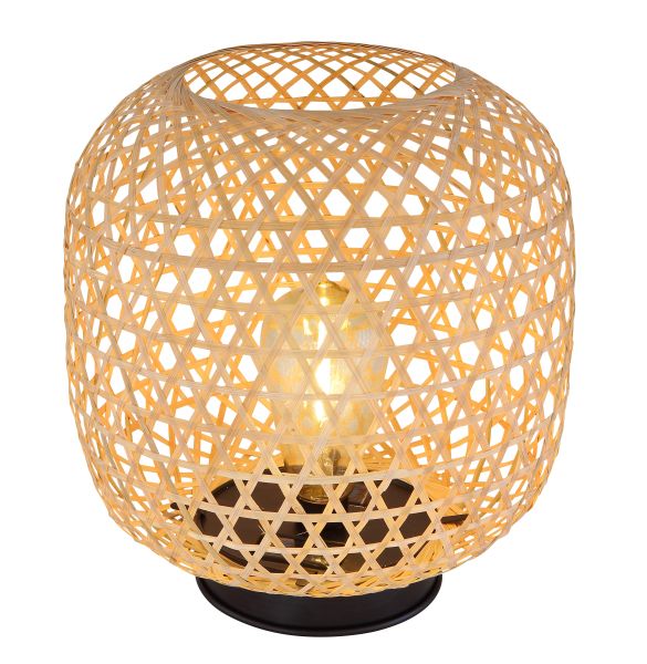 Lampada solare Bambù marrone, LED