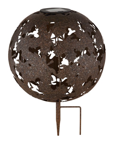 SOLARLEUCHTE METALL ROSTFARBEN, 1XLED
