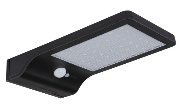 SOLARLEUCHTE KUNSTSTOFF SCHWARZ MATT, 1XLED