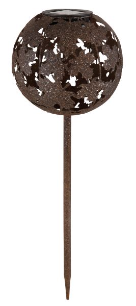 SOLARLEUCHTE METALL ROSTFARBEN, 1XLED