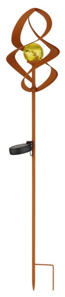 SOLARLEUCHTE METALL ROSTFARBEN, 1XLED