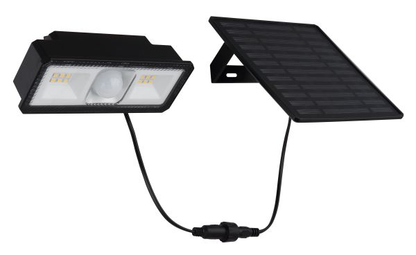 SOLARLEUCHTE KUNSTSTOFF SCHWARZ MATT, 1XLED