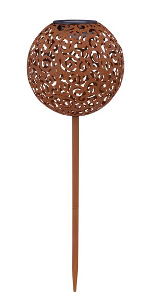 SOLARLEUCHTE METALL ROSTFARBEN, 1XLED