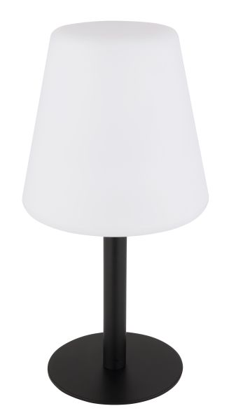 SOLARLEUCHTE METALL SCHWARZ, 8XRGBW LED