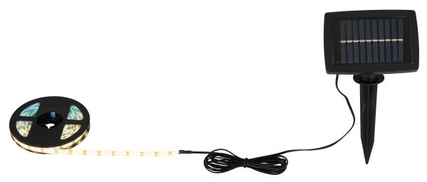 SOLAR-LICHTERKETTE KUNSTSTOFF SCHWARZ, 180XLED