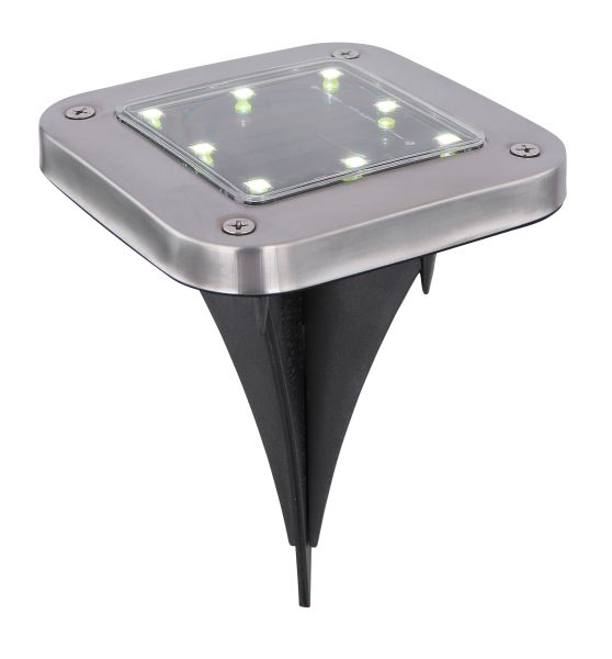 SOLARLEUCHTE EDELSTAHL, 8XLED