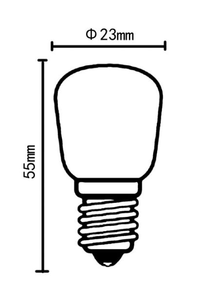LEUCHTMITTEL GLAS KLAR, 1XE14
