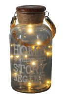 SOLARLEUCHTE KUNSTSTOFF HOLZOPTIK, 25XLED SOLARLEUCHTE KUNSTSTOFF HOLZOPTIK, 25XLED