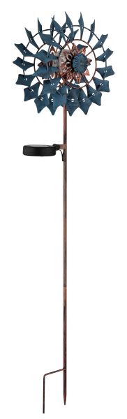 SOLARLEUCHTE METALL GOLDFARBEN PATINIERT, 1XLED