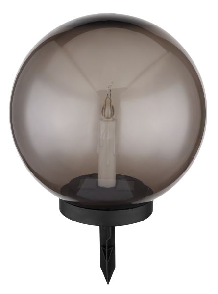 SOLARLEUCHTE KUNSTSTOFF SCHWARZ, 1XLED
