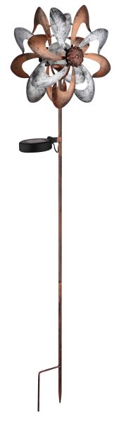 SOLARLEUCHTE METALL GOLDFARBEN PATINIERT, 1XLED