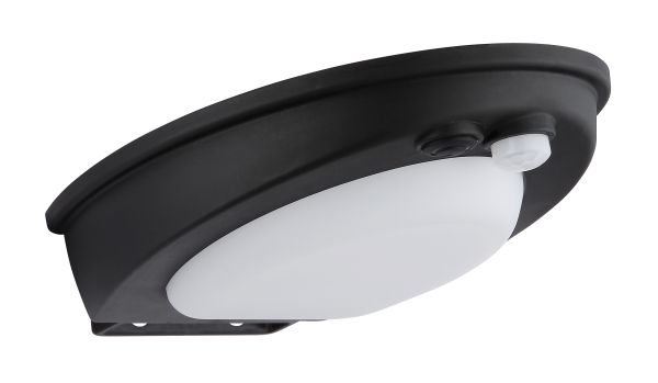 SOLARLEUCHTE KUNSTSTOFF SCHWARZ MATT, 1XLED