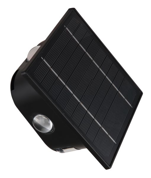 SOLARLEUCHTE KUNSTSTOFF SCHWARZ, 1XLED