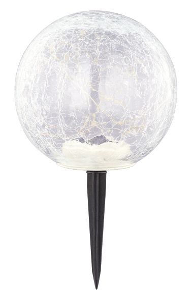 SOLARLEUCHTE KUNSTSTOFF SCHWARZ, 15XLED