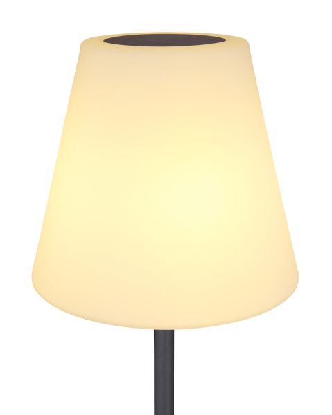 SOLARLEUCHTE METALL SCHWARZ, 1XLED