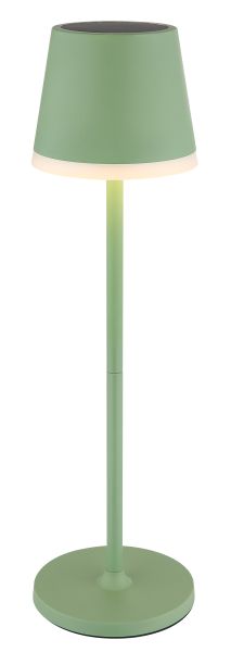 SOLARLEUCHTE METALL BLASSGRÜN, 10XLED
