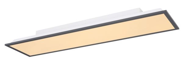 plafoniera alluminio Bianco, LED
