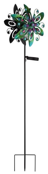 SOLARLEUCHTE METALL BUNT, 1XLED