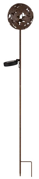 SOLARLEUCHTE METALL ROSTFARBEN, 1XLED
