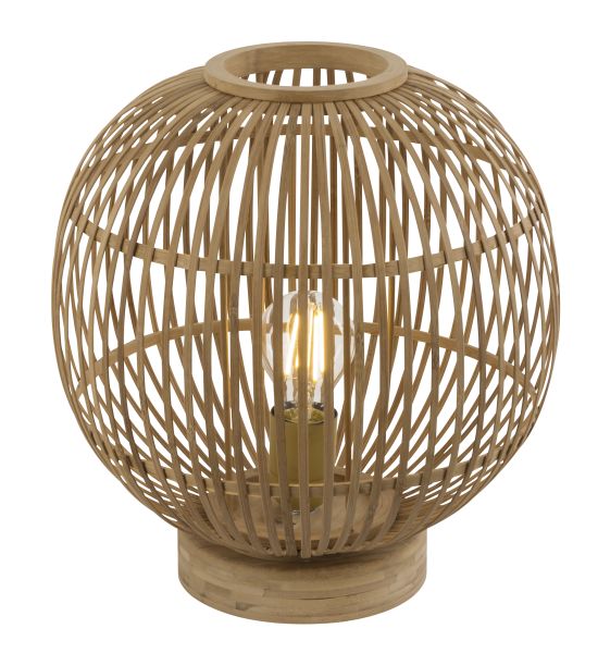 Lampada da tavolo Bambù color naturale, 1x E27