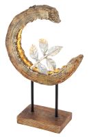 SOLARLEUCHTE KUNSTSTOFF HOLZOPTIK, 24XLED SOLARLEUCHTE KUNSTSTOFF HOLZOPTIK, 24XLED