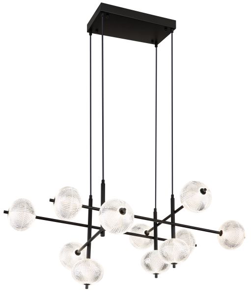 HÄNGELEUCHTE METALL SCHWARZ MATT, 1XLED