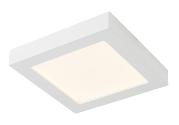 plafoniera plastica Bianco, LED